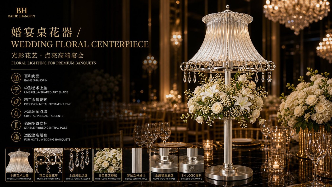 Baihe banquet centerpiece application example 5